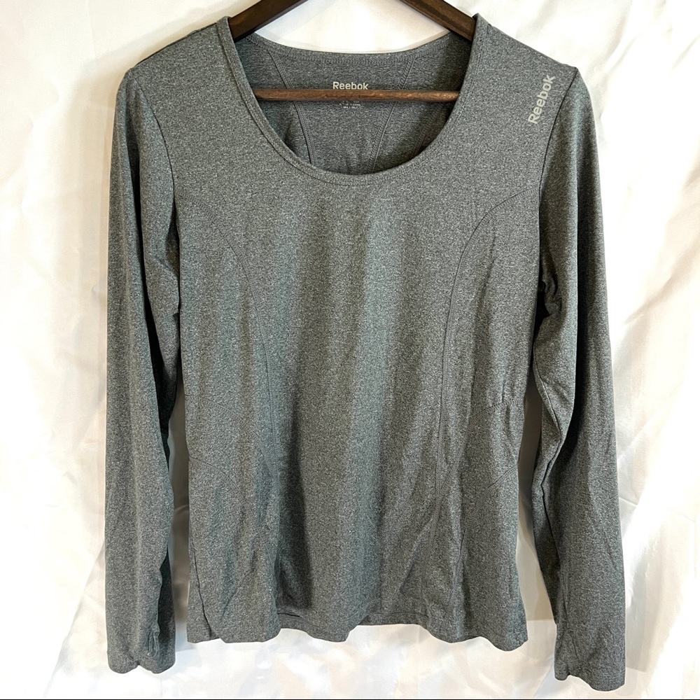 Reebok | Women | Long Sleeve Performance Shirt | Gray | L